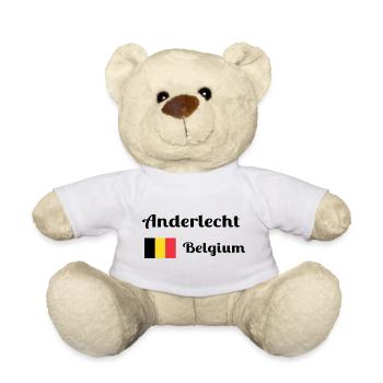 Anderlecht Belgium- Stylish prints - Teddy Bear - white - Front