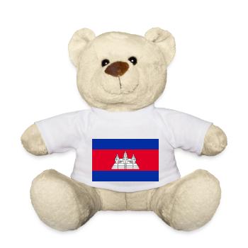Cambodia - Teddy Bear - white - Front