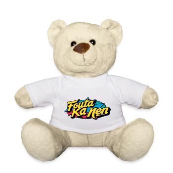 Fouta Kamen - Nounours - blanc - Devant