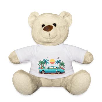 Ambiance estivale - Nounours - blanc - Devant