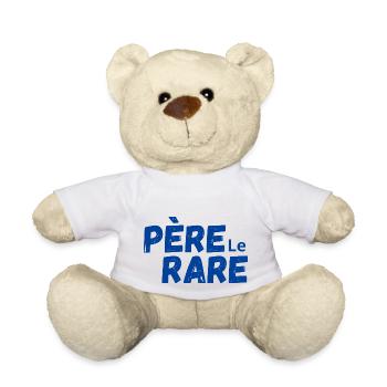 Rare Pearl Dad - Dad Gift Idea - Teddy Bear - white - Front