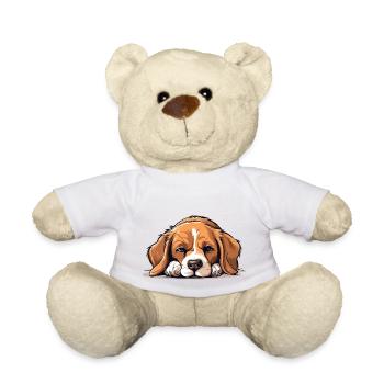 Morgenmuffel auf vier Beinen - Teddy - Weiß - Vorne