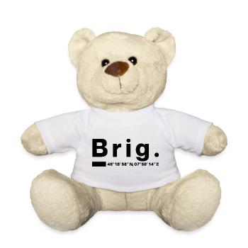 Brig Coordinates Valais Valais Valaisin Briger - Teddy Bear - white - Front