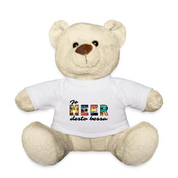 je Meer desto bessa - je mehr desto besser - Teddy - Weiß - Vorne