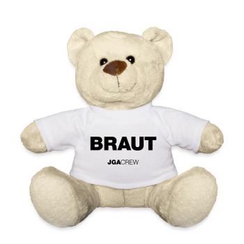 JGA: Team Braut (Jungesellinnenabschied) - Teddy - Weiß - Vorne