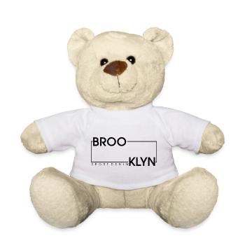 Wild Night Landscape With Moon And Stars - Teddy Bear - white - Front