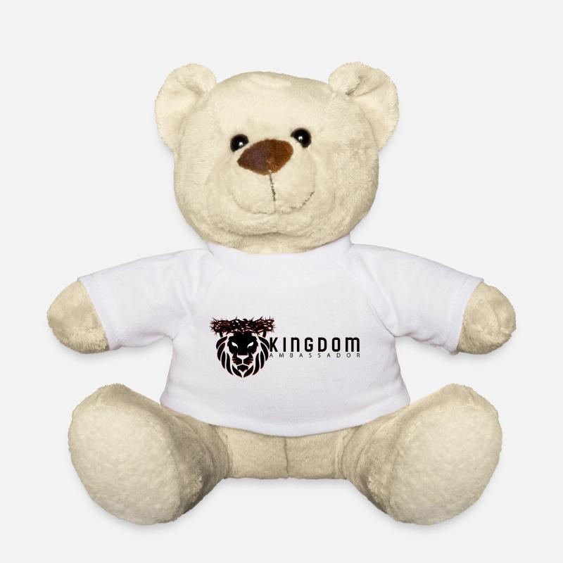 Königreich Löwe Logo - Teddy - Weiß