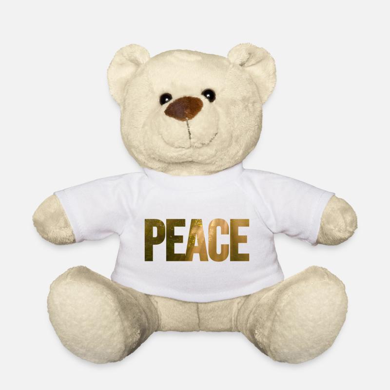 Peace in mind - Nounours - blanc