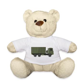 Militär-LKW - Teddy - Weiß - Vorne