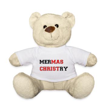 Merry Christmas - Nounours - blanc - Devant