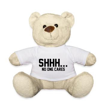 PSSST... Niemanden interessiert es - Teddy - Weiß - Vorne