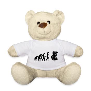 Statement for all motocross - Teddy Bear - white - Front