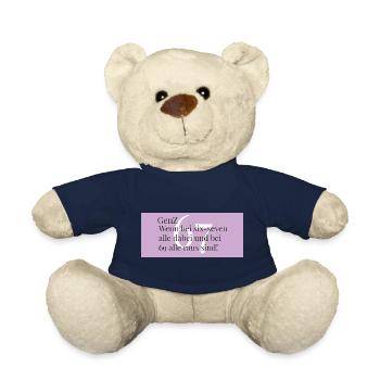 GenZ - six sept - Tout le monde est là - Nounours - bleu marine - Devant