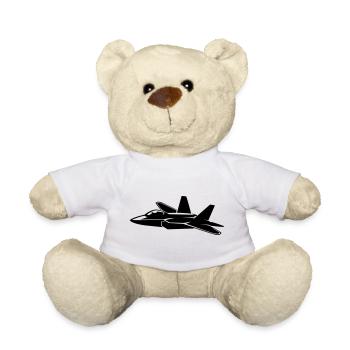 Flugzeug - Teddy - Weiß - Vorne