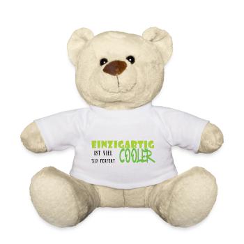 Uniquely cool graffiti - Teddy Bear - white - Front