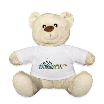 Under summer, vacation, summer - Teddy Bear - white - Front