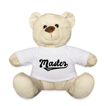 Master 2026 Abschluss Promotion Sponsion - Teddy - Weiß - Vorne