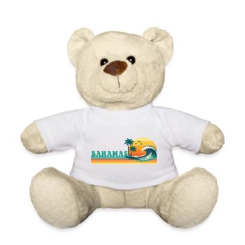 Croisière rétro Spring Break aux Bahamas Ambiances tropicales - Nounours - blanc - Devant