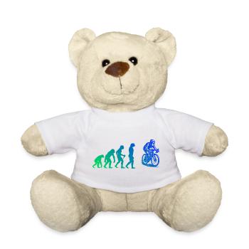 Roadbike Motiv für echte Liebhaber - Teddy - Weiß - Vorne
