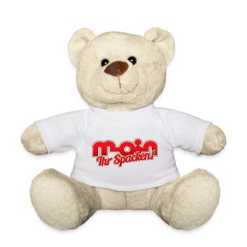 Moin ihr Spacken! - Teddy - Weiß - Vorne