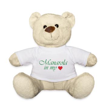Manarola in my Heart  - Teddy Bear - white - Front