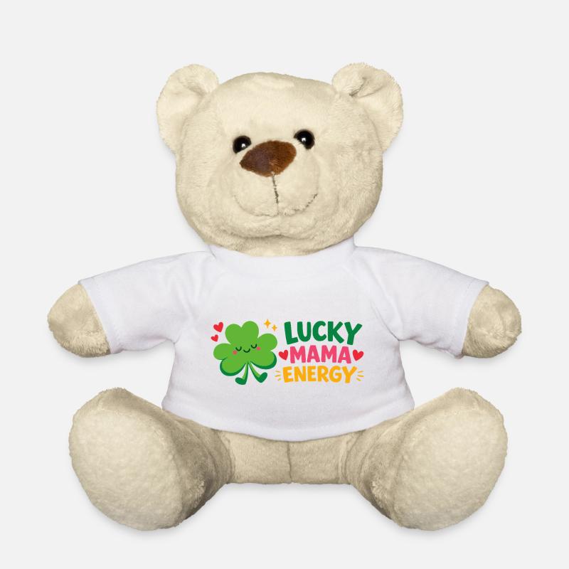 Lucky Mama Energie - Teddy - Weiß