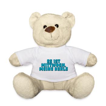 Es ist Mittwoch meine Kerle - Teddy - Weiß - Vorne