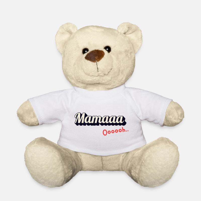 Mamaaa Ooooh - Teddy Bear - white