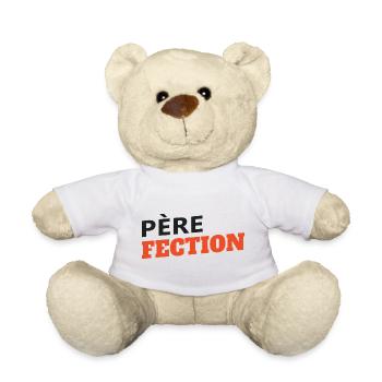 Père Fection Cadeau humour personnalisé - Nounours - blanc - Devant