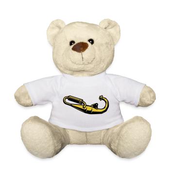 Auspuff Moped Schrauber Zweitakter Motorrad - Teddy - Weiß - Vorne