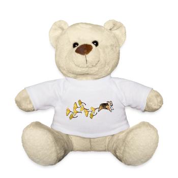 Sentier des Corgi du Jardin des Ginkgos - Nounours - blanc - Devant