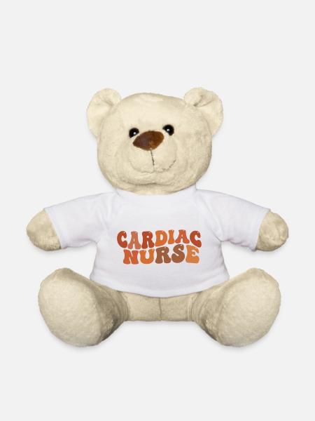 Herzpfleger-Pflegegeschenk - Teddy - Weiß