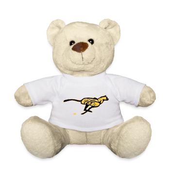 Schnelles, gezogenes Wort - Teddy - Weiß - Vorne