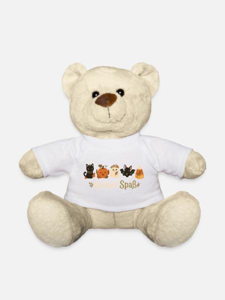 Grusel Spaß – Süße Halloween Freunde - Teddy - Weiß