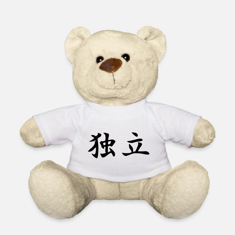 Indépendance Kanji - Nounours - blanc