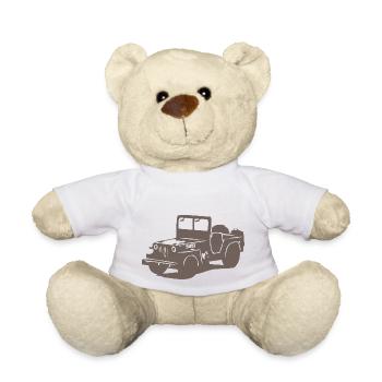 US Jeep Willys 2 - Teddy - Weiß - Vorne
