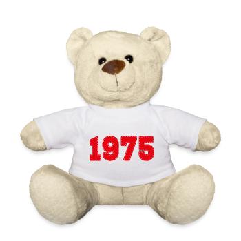 1975 - Teddy Bear - white - Front