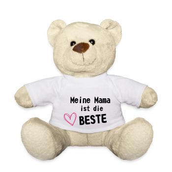 Mama ist die Beste - Teddy - Weiß - Vorne