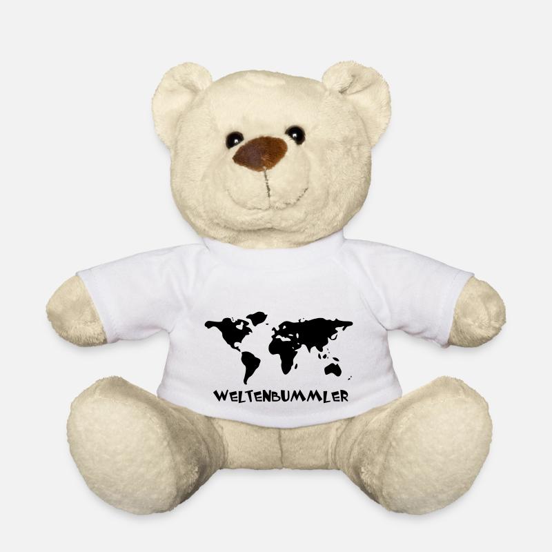 Weltenbummler - Teddy - Weiß