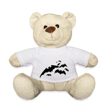 Fledermaus Flughund Vampir Halloween Tier fliegen - Teddy - Weiß - Vorne