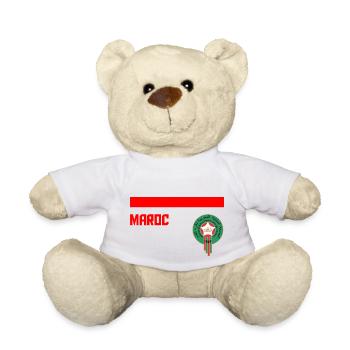 Maillot Maroc 2018 - Nounours - blanc - Devant