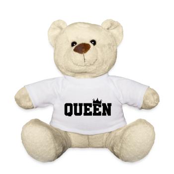 queen - Nounours - blanc - Devant