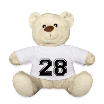 28 - Nounours - blanc - Devant