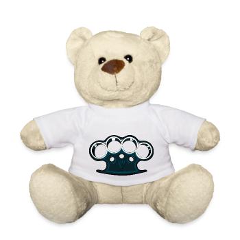 Poing américain - Nounours - blanc - Devant