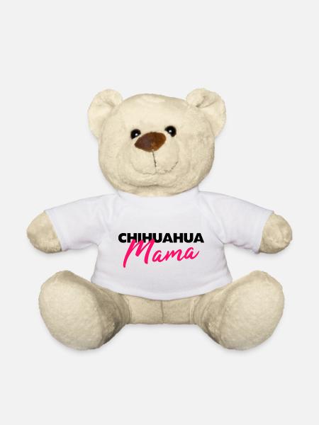Chihuahua maman rose - Nounours - blanc