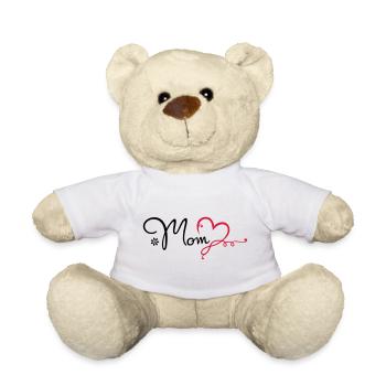 Love Mom Gift Mother's Day Mom - Teddy Bear - white - Front