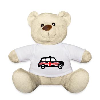 Taxi Anglais - Nounours - blanc - Devant