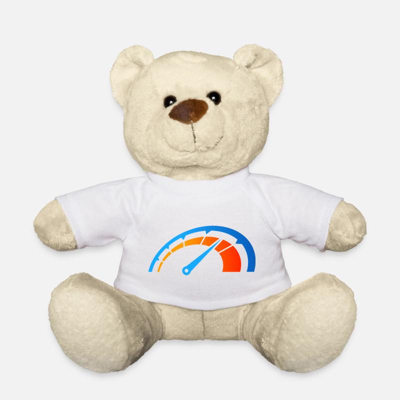 Compteur de vitesse - Nounours - blanc