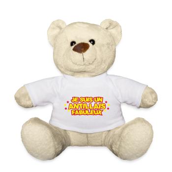 Je suis un antillais fabuleux ! - Nounours - blanc - Devant