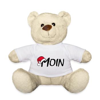 xmas moin Weihnachten Symbol Logo icon hat - Teddy - Weiß - Vorne